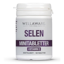 180 tabletter - WellAware-Selen + E Vitamin