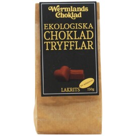 WerChoklad Tryfflar Lakrits 150 gr