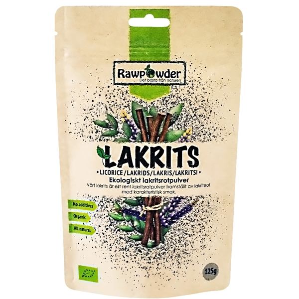Rawpowder Lakritsrot Pulver