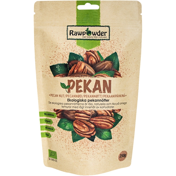 Rawpowder Pekannötter