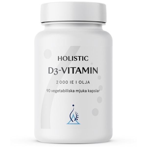 Holistic D3-vitamin 2000 IE kokosolja
