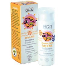 eco cosmetics solkräm spf50 baby
