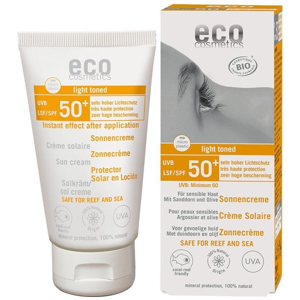 eco cosmetics solkräm spf50