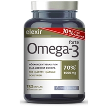 132 kapsler - Omega-3 forte 1000 mg