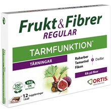 12 stk/pakke - Frukt & Fibrer