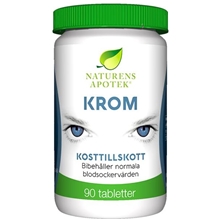 90 tabletter - Krom 240mcg