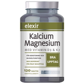 Kalcium Magnesium 120 tabletter