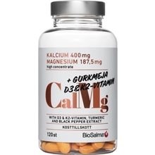 BioSalma Kalcium & Magnesium 400/187,5 mg 120t