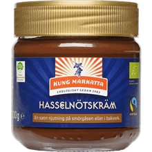 Kung Markatta Hasselnötskräm Eko 200 gram