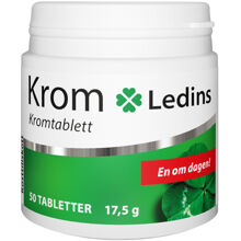 50 tabletter - Krom 200 mcg 50t