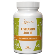 60 kapsler - E-vitamin 400IE