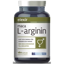 180 kapsler - Maca L-arginin