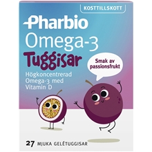 27 stk - Pharbio Omega-3 tuggisar