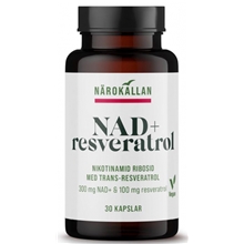 Närokällan NAD+ Resveratrol 30 kapslar