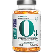 160 kapsler - Miljömärkt Omega-3 pure and natural