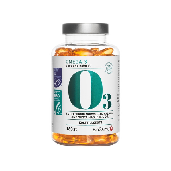 Miljömärkt Omega-3 pure and natural (Bilde 1 av 3)