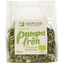 250 gram - Biofood Pumpafrön