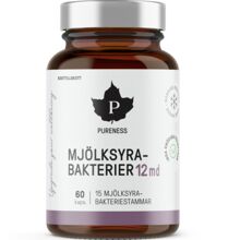 Pureness Mjölksyrabakterier 12 md 60 kapsler