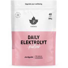 Pureness Daily Elektrolytpulver Jordgubb 200 gr