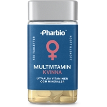 Pharbio Multivitamin Kvinna 120 stk