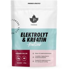 Pureness Elektrolyt & Kreatinpulver Körsbär-Hallon 200 gram
