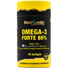 Rawpowder Alaska Omega-3 Forte 80% 1000mg