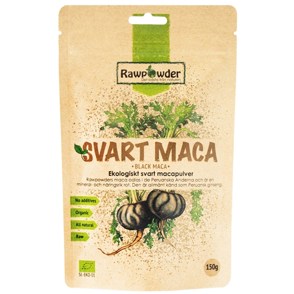 Rawpowder Svart Maca