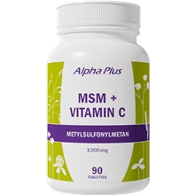90 tabletter - MSM + Vitamin C
