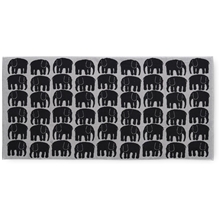 Sort - Elefantti Badehåndkle 150x70