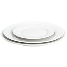 22 cm - Hvit - Sancerre tallerken flat