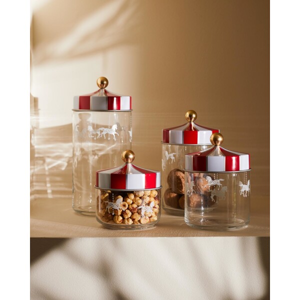 Circus Glasburk med Lock (Bilde 3 av 3)