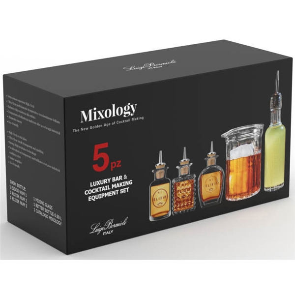 Mixology flasker og mixerglass 5 deler (Bilde 1 av 4)