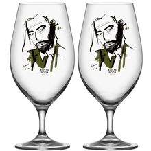 40 cl - Want him - Ølglass All About You 2-pack
