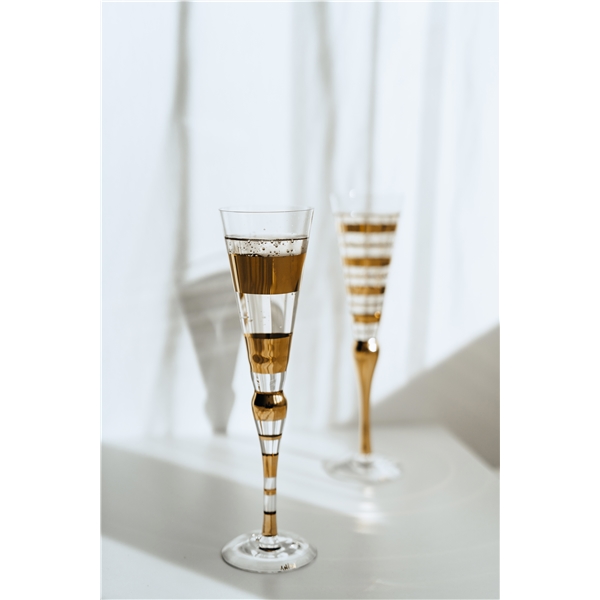 Clown Gold Champagneglass 2-pack (Bilde 3 av 4)