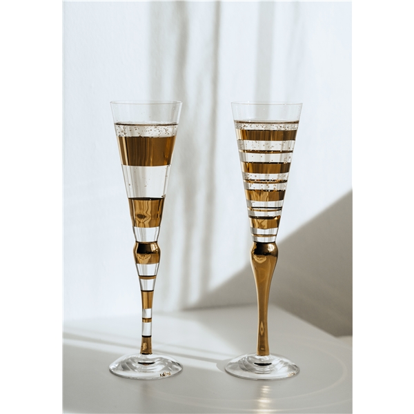 Clown Gold Champagneglass 2-pack (Bilde 4 av 4)