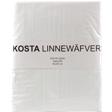 Hvit - Sateng Dra-på-laken 90x200
