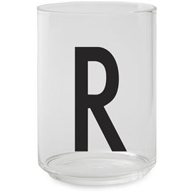 Design Letters Dricksglas A-Z R