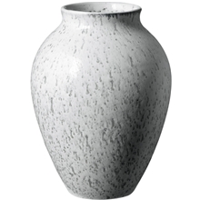 Knabstrup Vase 20 cm White/Grey
