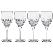 4 stk/pakke - Diamante rødvinsglass 4-pack