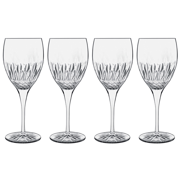 Diamante rødvinsglass 4-pack