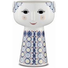 Blå - Eva Vase 18,5 cm