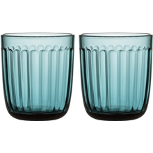 1 set - Havsblå - Raami drikkeglass 2-pack