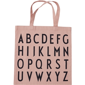 Design Letters Tote Bag ABC Nude
