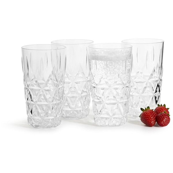 Picknick stort glass 4-pack (Bilde 2 av 4)