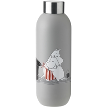 Light Grey - Moomin Keep Cool Drikkeflaske