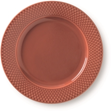 Lyngby Rhombe Color Tallerken Terracotta