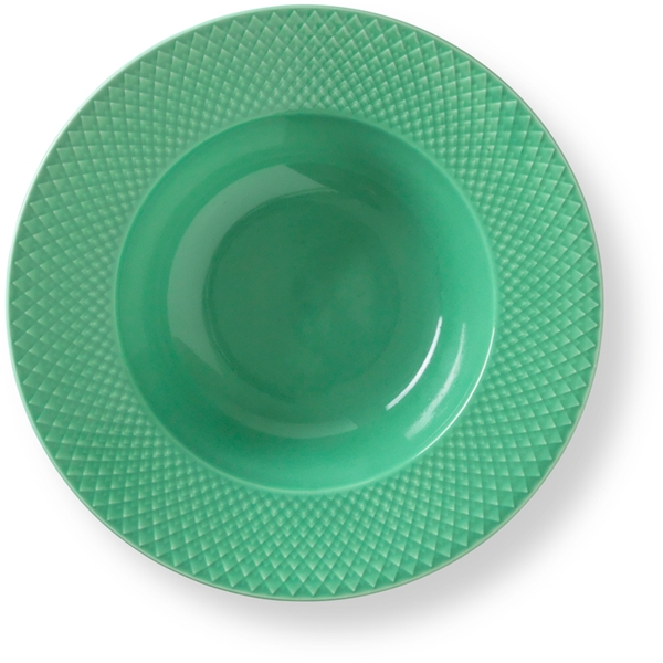Lyngby Rhombe Dyp tallerken Grønn (Bilde 2 av 5)