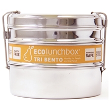 ECOLunchbox Tri Bento Rund tredelt matboks