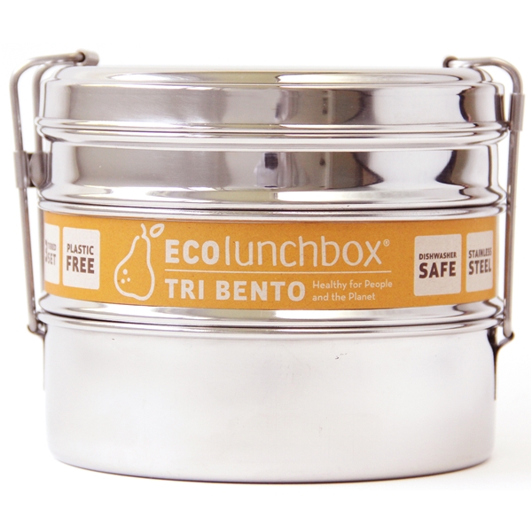 ECOLunchbox Tri Bento Rund tredelt matboks (Bilde 1 av 7)