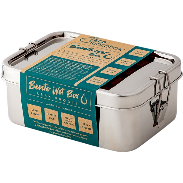 ECOLunchbox Bento Wet Box Rectangle (Bilde 1 av 8)